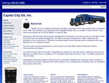 Tablet Screenshot of capitalcityusedoil.com